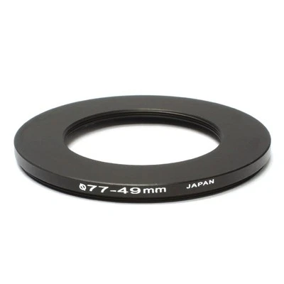 77mm to 49mm Step-Down Lens Filter Ring Adapter - Image 1 of 4