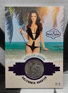 2025 BENCHWARMER GIRLS OF SUMMER * KASSIE LYN LOGSDON *COIN BEACH 2/2 " PURPLE " - Picture 1 of 3