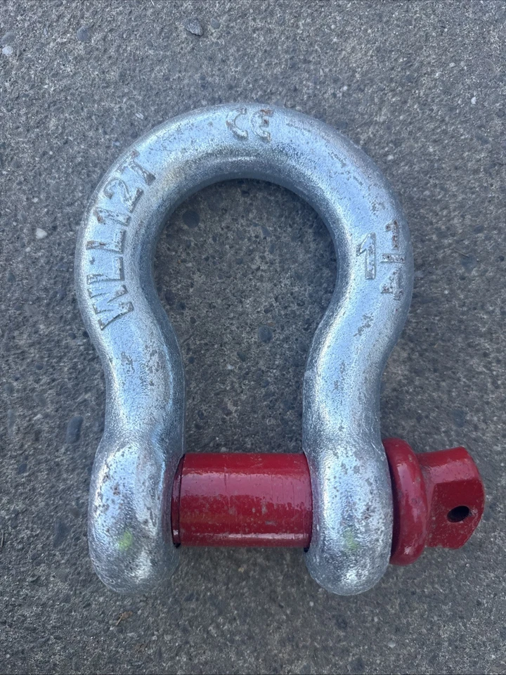 Стальной такелажный анкерный анкер 1-1/4 дюйма грузоподъемностью 12 тонн WLL 12T - Изображение 1 из 1