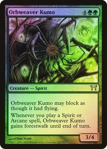 MTG FOIL Orbweaver Kumo  - Champions of Kamigawa #231 - Picture 1 of 1