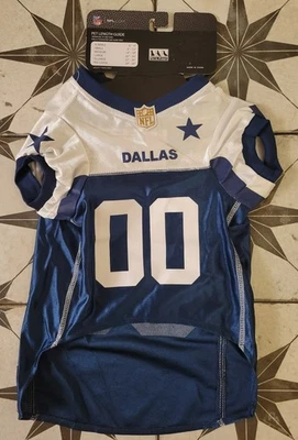 Camiseta Pets First NFL Official Team Pet Wear Dallas Cowboys Dog - Tamanho Grande - Imagem 1 de 3