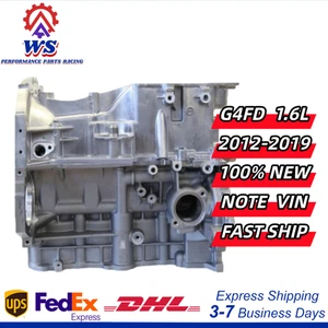 G4FD Short Block Engine Assembly For Hyundai Accent Kia Rio Soul 1.6L 12--19 GAS - Bild 1 von 8