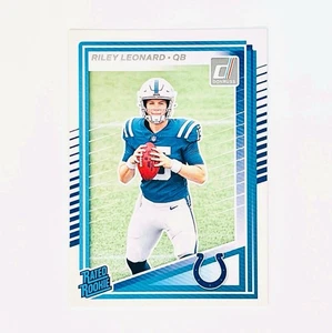 Tarjeta de fútbol americano Donruss #341 Riley Leonard RC Indianapolis Colts 2025 clasificación de novato - Imagen 1 de 2