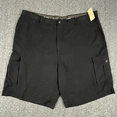 Pantalones Cortos Tommy Bahama Para Hombre 42 Negro Rodeo Carga 100% Seda Relax Informal Golf Foto 1 de 4