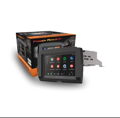 Power Acoustik HD-14KIT Motorcycle Audio 7" Head Unit for 2014+ Harley Touring - Image 1 of 4