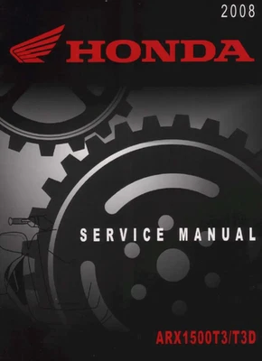2008 Honda ARX1500T3/T3D Aquatrax Service Repair Manual Guide - Image 1 of 4