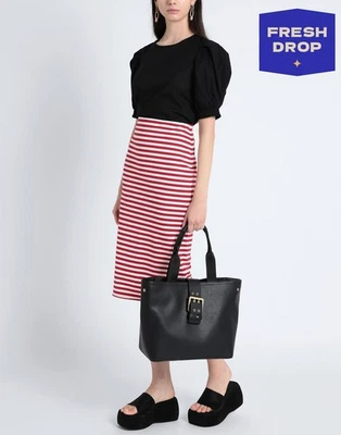 RRP€270 DKNY Tote Bag Large Buckle Double Handles Magnetic Snap Closure - Image 1 of 4