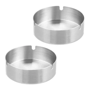 10 x Aschenbecher Edelstahl Tischaschenbecher Metallaschenbecher Metallascher - Bild 1 von 6