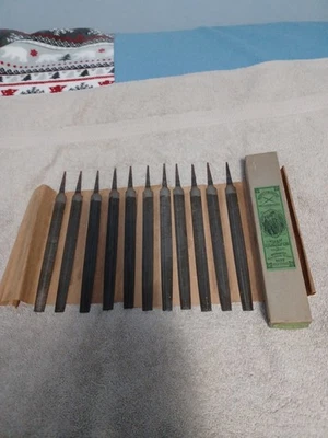 Nicholson  11 Count 8" Half Round Files Vintage Made In USA - Image 1 of 4