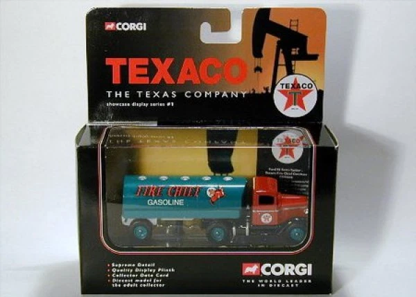 Ford Artic Tanker 1932 - Texaco Fire Chief Gasoline L=11Cm Corgi - Image 1 of 1