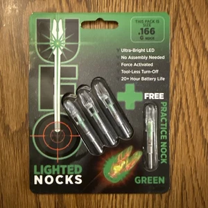 30-06 UFO Lighted Nock Green .166 3+1 BP - Picture 1 of 2