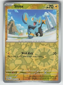 Shinx - Reverse Holo Common SV02: Paldea Evolved 069/193 LP-NM - Picture 1 of 2