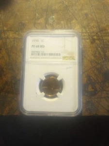 1958 Pf 68 Ngc Wheat Cent"RED" - Picture 1 of 2