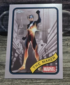 2025 Topps Chrome Marvel The Maker  #74 NR MINT+ 🔥 Complete Your Set FOR LESS - Picture 1 of 4