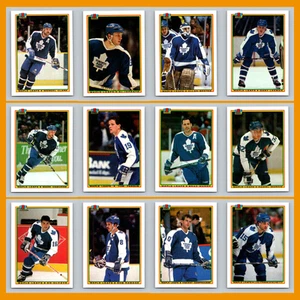Toronto Maple Leafs Lot 12 Hockey Cards Bowman Wendel Clark NM Hockey NHL - Bild 1 von 14