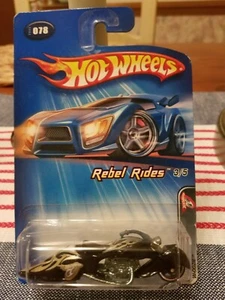 Hot Wheels 2005 W-OOZIE #078 Rebel Rides #3/5 Black - Picture 1 of 4