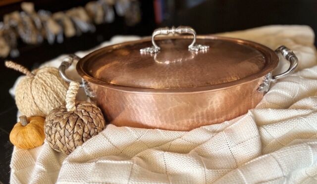 Ruffoni Historia Hammered Copper Fondue Pot