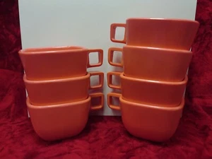 BrookPark Melamine Coffee Cup Vintage Lot Of 7 - Picture 1 of 1