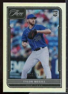Tylor Megill Rookie Card 2022 Panini Three and Two Holo Silver #132 - Picture 1 of 2