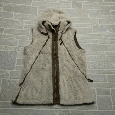 Chaleco KUHL Sherpa Mujer XL Gris Cremallera Completa Bolsillos Capucha Retráctil Poliéster Foto 1 de 4