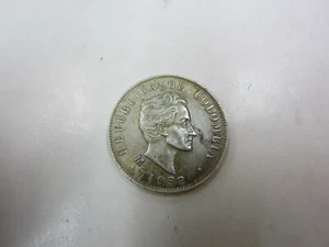 Republik De Colombia 1932 M. Cincuenta Centavos 50c .900 Silbermünze G.12.500. - Bild 1 von 9