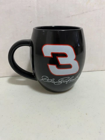 Vintage #3 Dale Earnhardt Sr. Ceramic Coffee Mug - RARE - HTF Cover