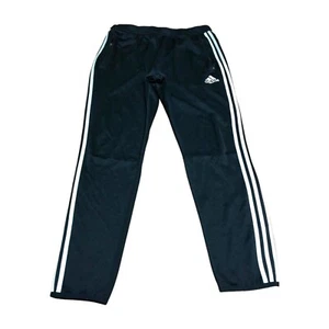 Men's Adidas Athletic Joggers Black White Stripe Climacool size XL - Picture 1 of 6