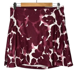 NIKE | Women’s Maroon and White Abstract Floral Victory Skort size Medium - Picture 1 of 13