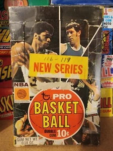 1970-71 Topps Basketball NBA Empty Wax Display Box Kareem Alcindor Maravich BBCE - Picture 1 of 3