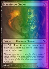 Magic the Gathering MTG Manaforge Cinder (191) Shadowmoor   LP FOIL