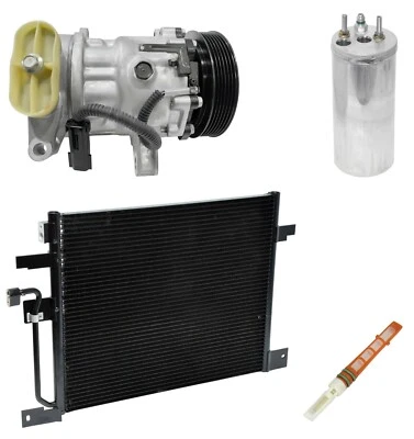 Nuevo kit de compresor de aire acondicionado Ryc con condensador DD00A-N para Dodge Dakota 4,7 L 2002 Foto 1 de 4