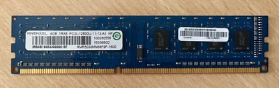 4GB PC RAM Ramaxel PC3L-12800U DDR3L RMR5030EF68F9W-1600 1Rx8 - Bild 1 von 4