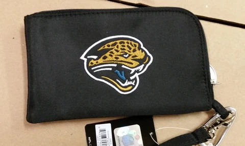 Jacksonville Jaguars ID Wallet Wristlet Cell Phone Case Charm 14 Purse Cover