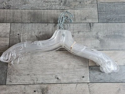 Mainetti Plastica Trasparente Top Appendiabiti 43cm Confezione Di 100 - Immagine 1 di 4