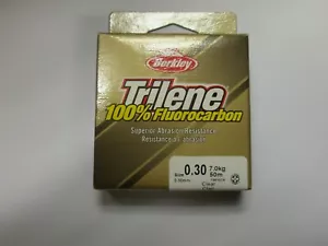 Berkley Trilene 100% Flourocarbone Leader Matériel 50m Toutes Variétés Pêche - Picture 1 of 3