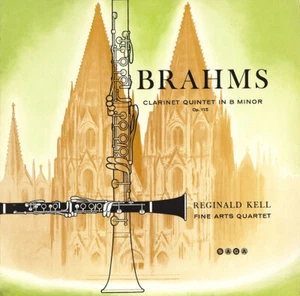BRAHMS Clarinet Quintet KELL FINE ARTS QUARTET Saga XID-5124 LP 1958 Recording - Picture 1 of 3