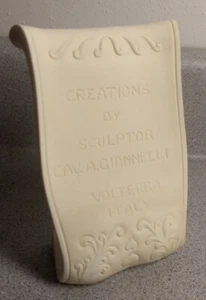 RARE Vintage CREATIONS BY SCULPTOR A GIANNELLI Advertising Display Sign - Picture 1 of 4