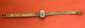VINTAGE VICCANTA SWISS LADIES 17 JEWELS 18K GOLD COCKTAIL WRIST WATCH - Picture 1 of 9