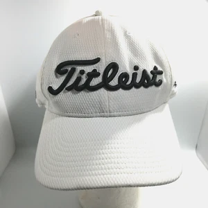 Titleist Tour Sports Elite Golf Mesh Fitted Hat Cap, Pro V1 White, FootJoy L/XL - Picture 1 of 12