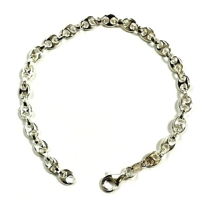 925 Sterling Silver 5.5x7mm MARINER / Anchor Chain BRACELET / ANKLET Unisex - Image 1 of 4