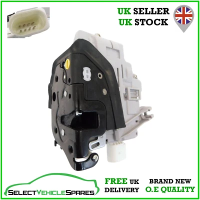 NEW AUDI A4 B8 /A5 8T PASSENGER SIDE FRONT DOOR LOCK ACTUATOR 2008- 2009 (8-PIN) - Image 1 of 4