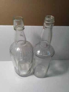 Lot of 2 "Federal Law Forbids Sale or re-use of this bottle"1935-1964 - Picture 1 of 3