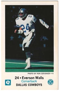 1983 Dallas Cowboys Polizei Everson Walls #24 Kiwanis Club - Bild 1 von 2