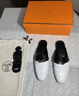 Hermes Genuine “OZ Mule” Kelly Sandals Shoes Size 38.5 UK 5.5 RP 1020 NEW