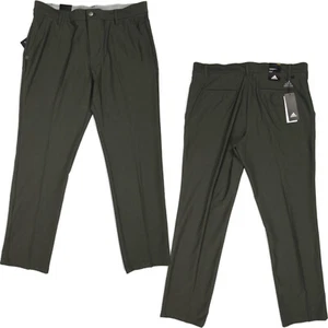 Pantalones de golf ADIDAS Ultimate 365 elásticos - 34 x 32 - NUEVOS - $80 raros chinos oscuros del ejército - Imagen 1 de 5