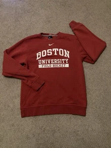 Nike Sweatshirt Boston Univ Men’s Small Sweater Field Hockey Crewneck Y2K - Picture 1 of 6