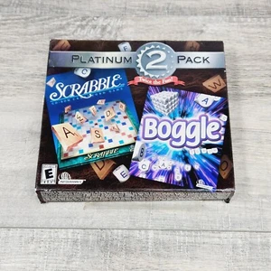 Scrabble and Boggle (Platinum 2 Pack) (PC, 2003) NEW - Picture 1 of 6