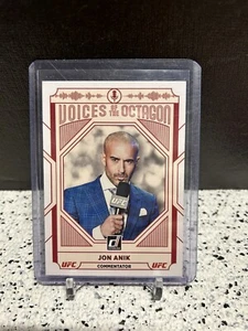 2022 Donruss UFC - Voices of the Octagon #222 Jon Anik (RC) - Foto 1 di 2
