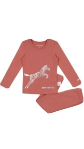 NWT Zeebra Pink Signature Logo Pajamas 6 - Picture 1 of 3