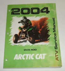 Arctic Cat Dvx 400 Service Manual 2004 Dvx400 Atv Quad Repair Shop - Foto 1 di 5